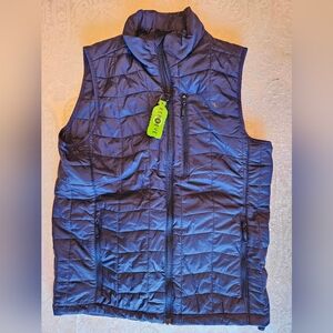 Men's Small Bench Navy Quilted Packable Puffer Vest Outerwear, NWT
